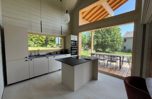 Saint-Sauveur-Camprieu Ski Chalet | Chalet bois cœur Cévennes
