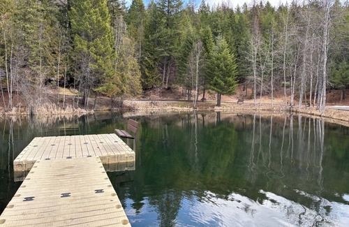 Whitefish Ski Chalet | Chalet Chic. Private Lakefront. Children's Fish Pond. Explore Glacier, Ski, Hike
