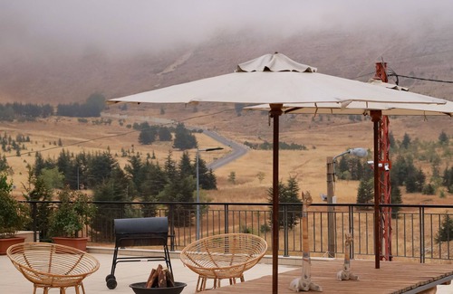 Al Arz Ski Chalet | Chalet de Charme, Cedar, Lebanon, TERRACE FLOOR APARTMENT
