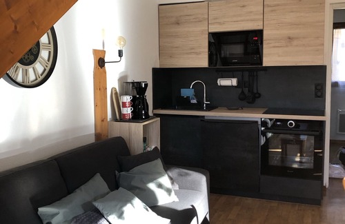 La Joue du Loup Ski Chalet | Chalet "Demi En Duplex" with Mountain View and Shared Pool