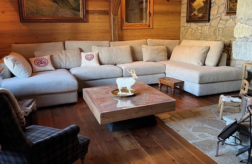 Mont-de-Lans Ski Chalet | Chalet en Pierres et Bois, Jacuzzi