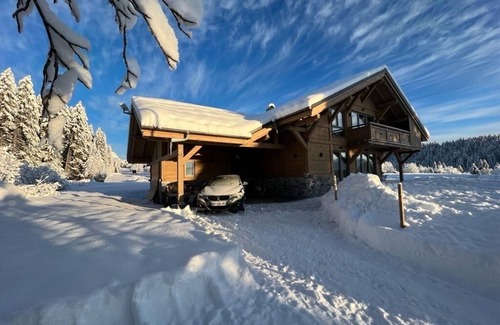 Le Praz de Lys Ski Chalet | Chalet Familial vue Mont Blanc à 100m des Pistes de ski