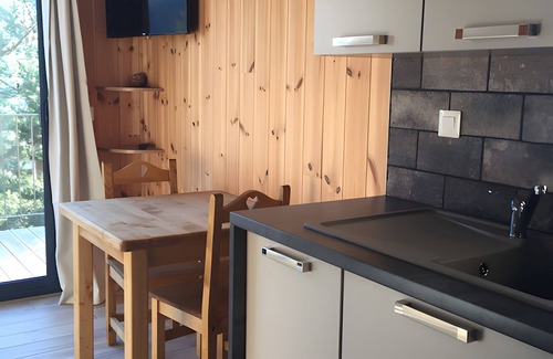 Saint-Jean-Saint-Nicolas Ski Chalet | Chalet 'Mini Samsara' with Mountain View, Balcony and Wi-Fi
