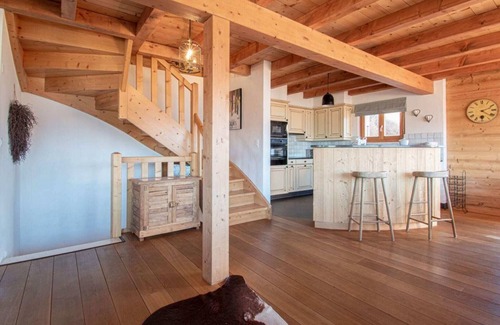 Nendaz Ski Chalet | Chalet in Veysonnaz with hot tub