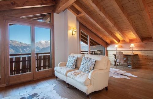 Nendaz Ski Chalet | Chalet in Veysonnaz with hot tub