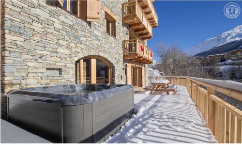 Val Cenis Apartment | Chalet La Turra, Spa privée