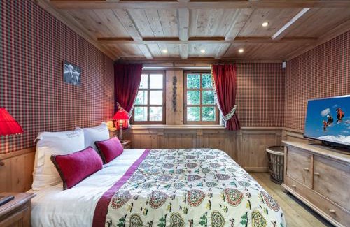 Megeve Ski Chalet | Chalet montagnard à Rochebrune avec jacuzzi, sauna, 6 chambres, proche des pistes, accueil 12 pers - FR-1-569-37
