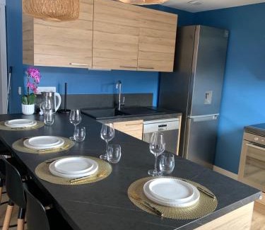 Albertville Apartment | Chaleureux T4,Netflix, petit déjeuner offert, boisson rafraîchissante pour la bienvenue, repas du soir fondue, raclette sur demande
