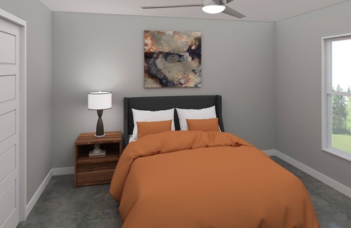 Bridgeport Apartment | Charming 1-bedroom apartment with full kitchen and modern conveniences.