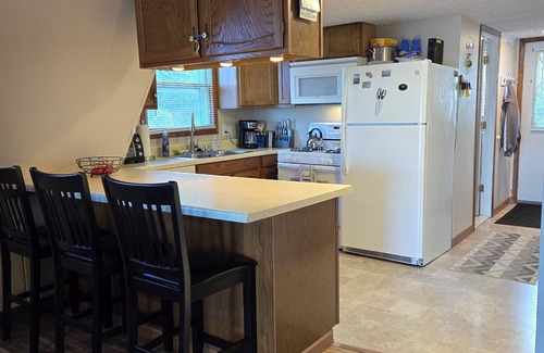 Lake Odessa Cottage | Charming 2-bedroom cottage with AC in Lake Odessa