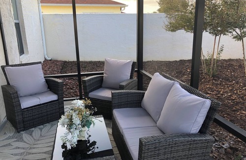Lady Lake Villa | Charming 2-bedroom Villa, Vlg of Rio Grande with Cart Span Spgs/Lake Sumter