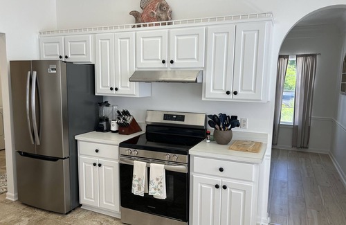 Kiska Beach House | Charming 3-bedroom house on quite West End-Panama City BeachnGolf Cart Included