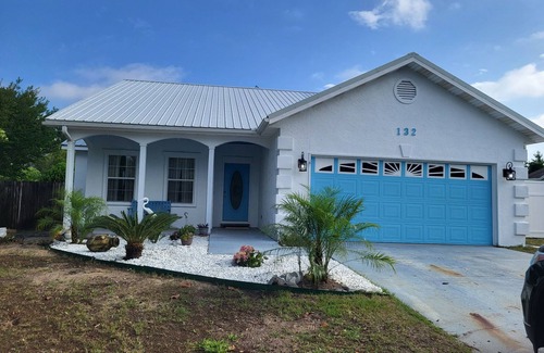 Kiska Beach House | Charming 3-bedroom house on quite West End-Panama City BeachnGolf Cart Included