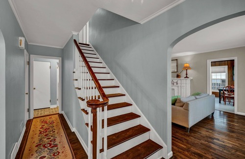 Topeka House | Charming 4BR family home w/private deck off master, big yard and patio