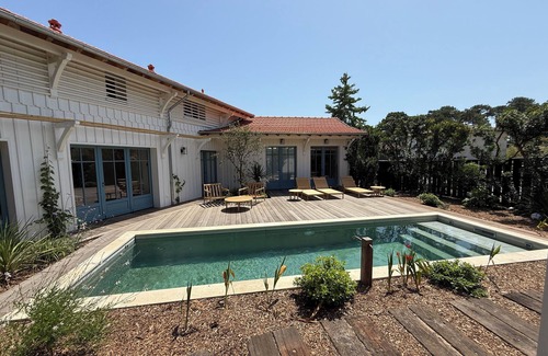 Piraillan Villa | Charming 6-bedroom villa with swimming pool, 100 m from the Bay of Arcachon