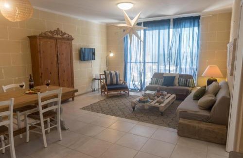 Xaghra Apartment | Charming Apartment with Large Terrace and Sea Views