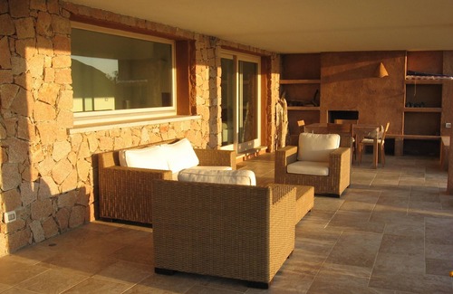 Santa Reparata Villa | Charming beach front villa, private garden, sea view with breath-taking sunsets either from inside/outside the house