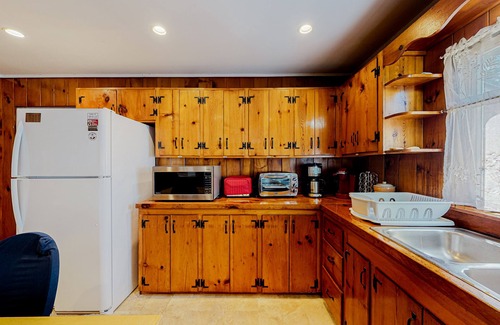 West Tisbury House | Charming forest retreat by the beach with grill, deck, & sprawling yard