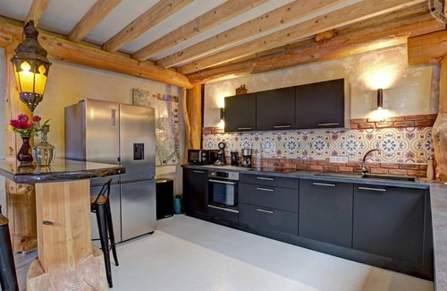 Saint-Jean-Soleymieux Cottage | Charming cottage with wood stove, pool table, and terrace in Monts du Forez