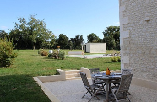 Vars Cottage | Charming Gîte: 3 Bedrooms, Heated Pool, Near Angoulême, Acre of Garden, 19th Century Charm
