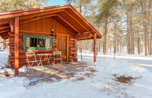 Parks House | Charming & Historical 1 Room Log Cabin /Forest Views/20 Minutes from Flagstaff