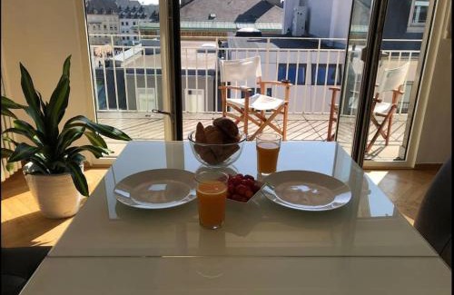 Ville Haute Apartment | Charming Penthouse in the City Center