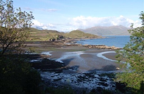 Teangue House | Charming property overlooking beach at Knock Bay and beyond to Knoydart