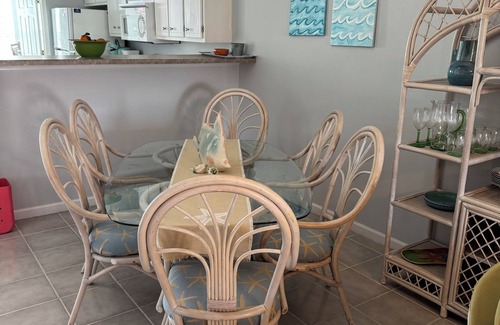 Bel Air House | Charming retreat across from Beach access 18 and steps to local attractions.