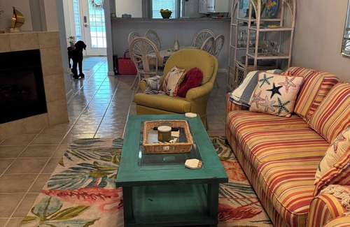 Bel Air House | Charming retreat across from Beach access 18 and steps to local attractions.