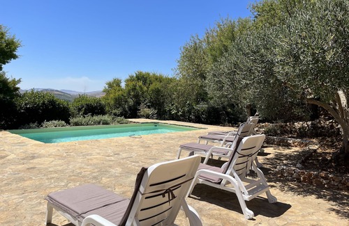 Custonaci Villa | Charming Stone Villa with private pool surrounded by a luxuriant garden