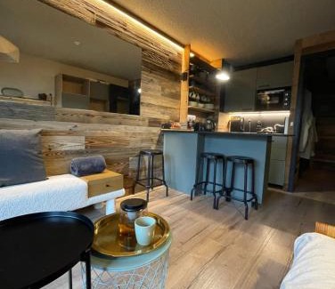 Praz-sur-Arly Apartment | Charming studio with terrace and garden