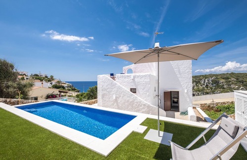 Cala en Porter Ski Chalet | Charming Villa with pool and sea views, Cala en Porter, Menorca
