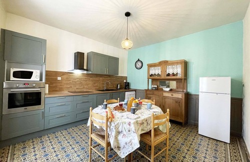 Bures Cottage | Charming Village Home with Garden, Terrace, Fireplace & WIFI near Perche Forest