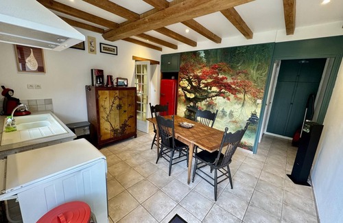 Notre-Dame-de-Cenilly Cottage | Chevaux d'Asie 21 pers : billard, baby-foot