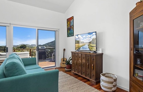 Korora House | Ciao Korora The Mediterranean, overlooking the ocean with magnificent water and mountain views.