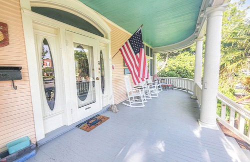 Cape Charles House | Circa 1912 charm. 1 block to beach. Sleeps 12. Equipped recreation room!