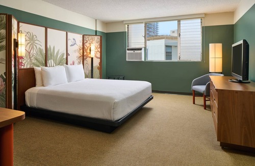 Ala Moana Hotel | City View King, Poolside Comfort, Peaceful Waterfall Views, Near Waikiki Beach