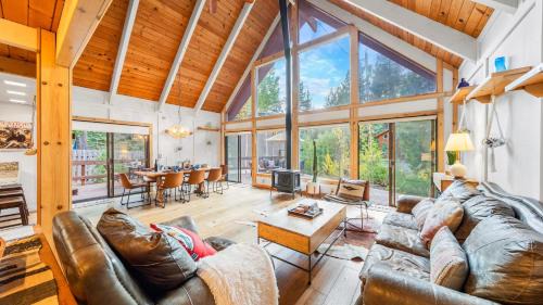 Lake Forest House | Classic A-Frame Cabin w Hot Tub Deck Easy Access Near Ski Lake Summit Haven by AvantStay