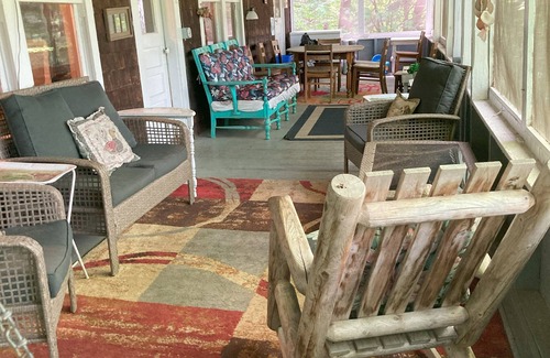 Bryant Pond Cabin | Classic Maine Wilderness Lodge Right on Beautiful Shagg Pond