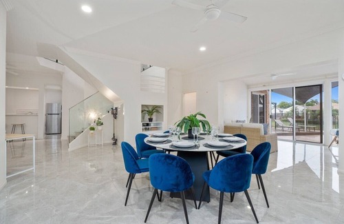 Benowa House | Coastal Family Waterfront Retreat + Pool