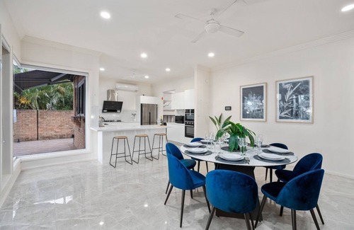 Benowa House | Coastal Family Waterfront Retreat + Pool