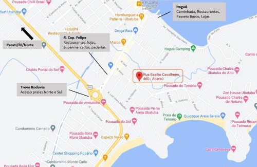 Acarau Apartment | Cobertura linda a 6 min Praia Tenório em Ubatuba
