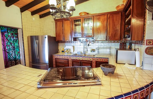 Colonia 5 de Diciembre Villa | Colorful Mexican Style Villa with Pool and Garden