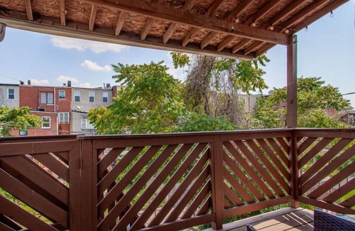 Downtown Baltimore Apartment | Colorful & Quirky 2-BR Loft w/Private Deck | MICA, JH & UMMC