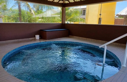 Barra Nova Villa | Comfortable suite, queen bed, air conditioning, smart TV in a unique structure