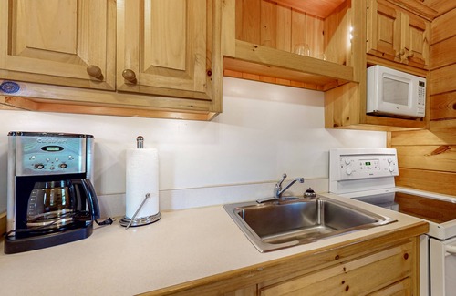 Northport Cabin | Comfortable two bedroom cabin with firepit, kitchen, hiking trail within walking
