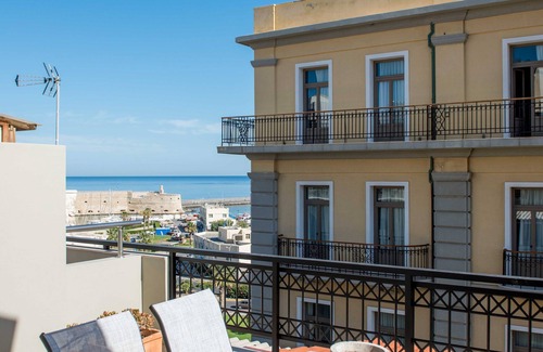 Heraklion Apartment | Comfy Central 1 Bedroom Apt with Terrace and View