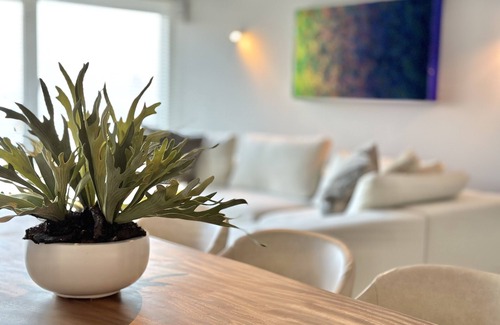 Knokke Apartment | comfy design apartment with garden and sea view