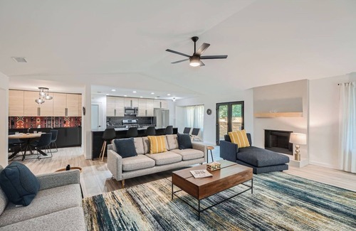 Milwood House | Comfy Modern Boho Retreat in Austin close to Domain & Tech offices