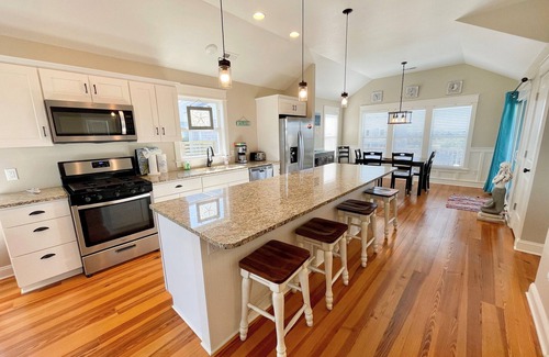 Ocracoke House | Conched Out: Close to Ocracoke's beaches, screened porch, deck views